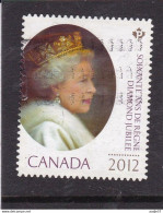 CANADA  2012- Scott #2518 Diamond Jubilee Used - Usati