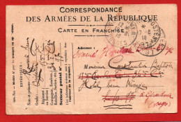(RECTO / VERSO) CARTE CORRESPONDANCE DES ARMEES DE LA REPUBLIQUE EN 1918 - SECT. POSTAL N° 97 - Briefe U. Dokumente