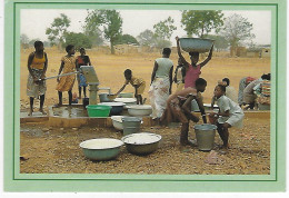 REPUBLIQUE Du MALI - La Vie Au Village - A La Fontaine - Timbre Village Post Cure De Samanko Oblitere " SIKASSO - Mali " - Mali