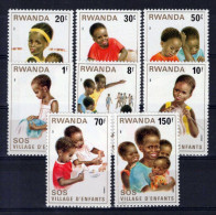 Rwanda 1019-1026 MNH Children's Village Family Society ZAYIX 0624S0537 - Other & Unclassified