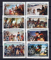 Rwanda 754-761 MNH American Bicentennial Paintings Military War ZAYIX 0624S0533 - Other & Unclassified