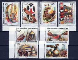 Rwanda 926-933 MNH Basket Weaving Art Customs Culture ZAYIX 0624S0532 - Altri & Non Classificati