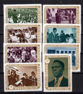 Rwanda 470-477 MNH Pres. Gregoire Kayibanda ZAYIX 0624S0553 - Altri & Non Classificati