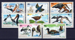 Rwanda 652-659 MNH African Birds Animals Herons Cranes ZAYIX 0624S0571 - Other & Unclassified