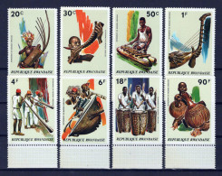 Rwanda 515-522 MNH Musical Instruments Of Africa ZAYIX 0624S0544 - Altri & Non Classificati