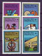 Rwanda 675-680 MNH Science Education Commerce Medical ZAYIX 0624S0558 - Other & Unclassified