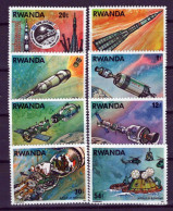 Rwanda 771-778 MNH Space Rockets Apollo Soyuz Spacecraft ZAYIX 0624S0536 - Other & Unclassified