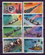 Rwanda 771-778 MNH Space Rockets Apollo Soyuz Spacecraft ZAYIX 0624S0536 - Altri & Non Classificati