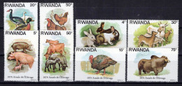 Rwanda 897-904 MNH Farm Animals Goats Sheep Cattle ZAYIX 0624S0545 - Other & Unclassified