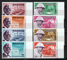 Rwanda 714-721 MNH Music Albert Schweitzer ZAYIX 0624S0567 - Other & Unclassified