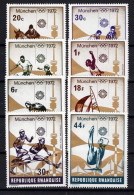 Rwanda 478-485 MNH Olympics Sports Games Equestrian Hockey ZAYIX 0624S0534 - Altri & Non Classificati