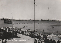 ALGHERO LIDO E PANORAMA ANIMATA VIAGGIATA ANNO 1955 - Sassari