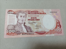 Billete Colombia, 100 Pesos, Año 19991, UNC - Kolumbien