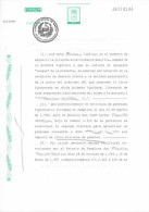 FILATELIA FISCAL NAVARRA HOJA DE DOCUMENTO NOTARIAL DE 0,15 EUROS SERIE J LA HOJA PUEDE SER SIMILAR A LA MOSTRADA. - Espagne