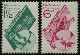 NIEDERLANDE 243/4 *, 1931, St.-Janskerk, Falzrest, Pracht - Neufs