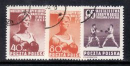 POLAND 1953 MICHEL 802-804 USED - Usati