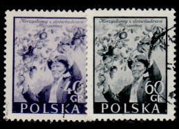 POLAND 1954 MICHEL 870 - 871  USED - Usati