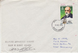 British Antarctic Territory (BAT)  Signature  Ca Signy Island South Orkneys 9 DEC 1976 (60122) - Cartas & Documentos