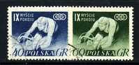 POLAND 1956 MICHEL 964 - 965  USED - Usati