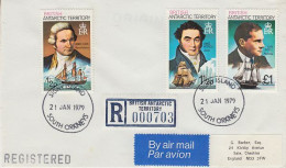 British Antarctic Territory (BAT) Registered Cover Ca Signy Island South Orkneys 21 JAN 1979 (60124) - Covers & Documents