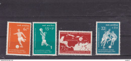 Nederlandse Antillen / Dutch Antilles Voetbal Fussball; NVPH Nr 265-268; 1957  MNH** - Curazao, Antillas Holandesas, Aruba