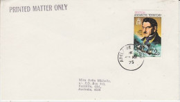British Antarctic Territory (BAT) Cover Ca Adelaide Island 27 MAR 1975 (60125) - Covers & Documents