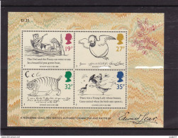 GB Sheet / Bloc 4:"London 1990" / Bloc Uit 1988 Met Nrs 1336 à 1339 / Edward Lear MNH** - Blocks & Miniature Sheets