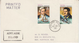 British Antarctic Territory (BAT Ca Adelaide Island 23 DE 1973 (60128) - Cartas & Documentos