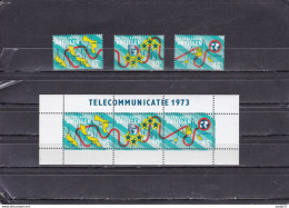 Nederlandse Antillen Dutch Antillen 1973 NVPH 475 T/m 478 Complete Set Telecommunications MNH** - Curazao, Antillas Holandesas, Aruba