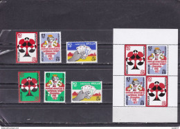 Nederlandse Antillen / Dutch Antilles 1977 Sports - Card Playing NVPH 537/539 Blok 540 541/543 MNH ** - Curazao, Antillas Holandesas, Aruba