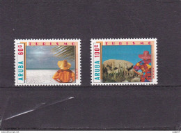 Aruba 1987 Tourism Beach Inland Cactus NVPH 28-29 MNH** - Curazao, Antillas Holandesas, Aruba