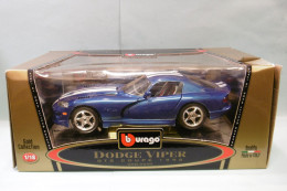 Bburago - DODGE VIPER GTS Coupe 1996 Bleu Burago Réf. 3330 BO 1/18 - Burago