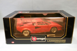 Bburago - LAMBORGHINI COUNTACH 1988 Rouge Burago Réf. 3047 BO 1/18 - Burago