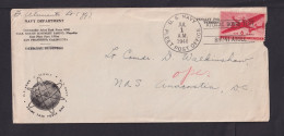 1946 - NAVY-Dienstbrief Mit Aufgabestempel "Feet Post Office" ATOMIC BOMOB TEST BIKINI-ATOLL - Physics
