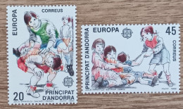 Andorre Espagnol - YT N°199, 200 - EUROPA / Jeux D'enfants - 1989 - Neuf - Ungebraucht