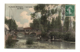 24 DORDOGNE - EYMET Les Bords Du Dropt, Toilée Couleur - Eymet