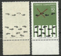 Turkey; 1977 Regular Postage Stamp 10 L. ERROR "Abklatsch Print" - Ongebruikt