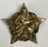 RARE DECORATION MILITAIRE TCHECOSLOVAQUIE @ MEDAILLE DES PARTISANS @ CS PARTYZAN @ - Altri & Non Classificati