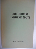 KNOKKE ZOUTE COLLOQUIM KNOKKE-LE-ZOUTE COLLOQUE Mei / Mai 1968 Immo Notaire Notaris Grondbezit Knokke-Heist - Altri & Non Classificati