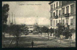 Cagliari - Viale Regina Margherita - Viaggiata 1911 - Rif. 09896 - Cagliari