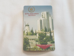 ISRAEL-KING SOLOMON HOTELS-hotal Key Card-(1187)-used Card - Hotelkarten