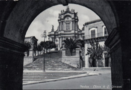 CARTOLINA  MODICA RAGUSA SICILIA CHIESA DI S. GIOVANNI VIAGGIATA 1968 - Ragusa