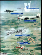 2016 BL235 (4588/92) : GCD14 : Avions Vliegtuigen (BL235) - B&W Sheetlets, Courtesu Of The Post  [ZN & GC]