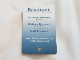 FRANCE-CHATEAU BROMONT HOTELS-hotal Key Card-(1189)-used Card - Chiavi Elettroniche Di Alberghi