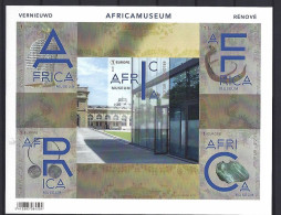 2018 Bl264 (4780/84) Onget. MNH/ Non Dent. AfricaMuseum - B&W Sheetlets, Courtesu Of The Post  [ZN & GC]