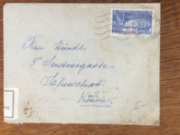 Frankreich, Brief " SEINE Et OISE - SCHWECHAT-VIENNE " Mit Michel Nr. 449, Zollamlich Geöffnet ! - Storia Postale