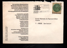 LUXEMBOURG SEUL SUR LETTRE POUR LA FRANCE 1979 - Briefe U. Dokumente