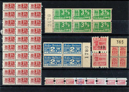 Set No. 9 - West Berlin Allied Zone - Discount Coupons From Supermarket Chains For Various Products - Otros & Sin Clasificación