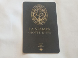 IRALAND-LA STAMPA-hotal Key Card-(1198)-used Card - Hotelkarten