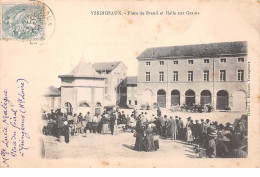 43 - N°150540 - Yssingeaux - Place Du Breuil Et Halle Aux Grains - Yssingeaux